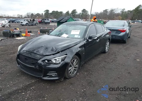 2015 Infiniti Q50 Premium from USA, damaged, VIN JN1BV7AR6FM422844